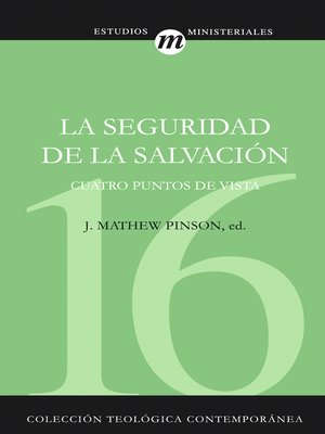 cover image of La seguridad de la salvación